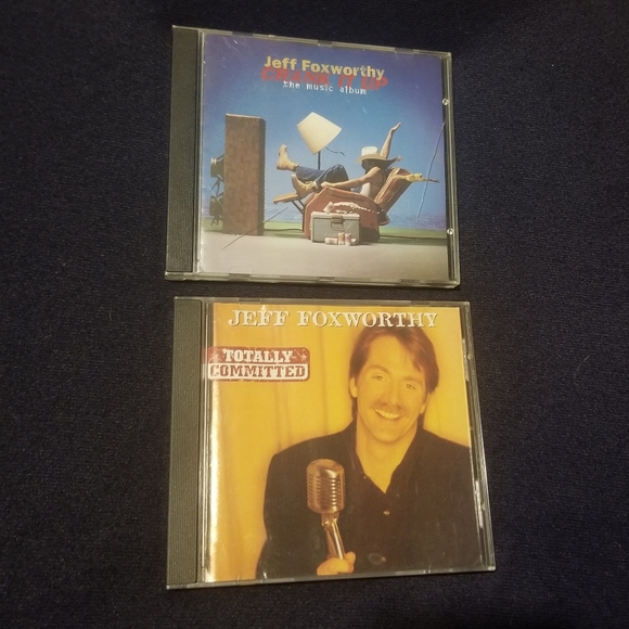 Other - Jeff Foxworthy- Crank It Up, and Totally Committed, comedy CDs